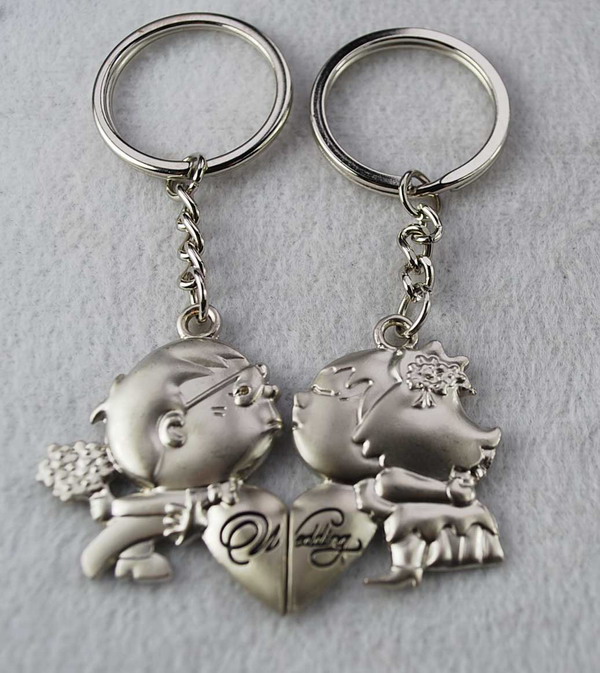 Alloy key holder for lover