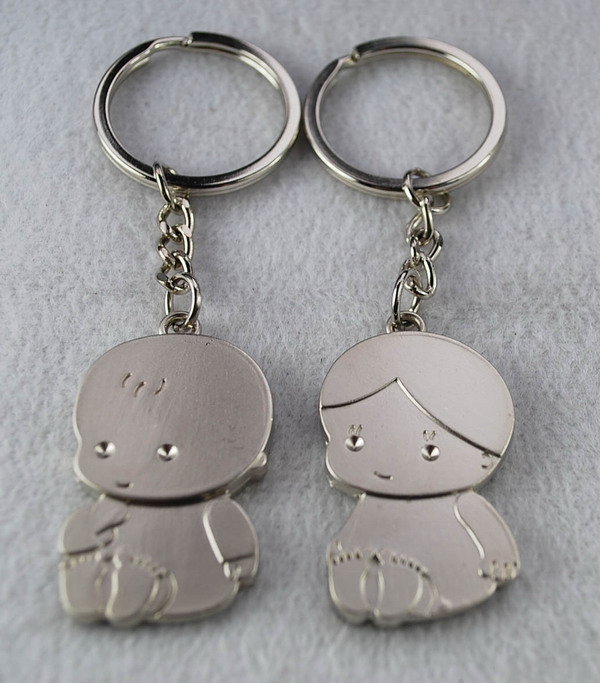 Alloy key chain for lover gifts