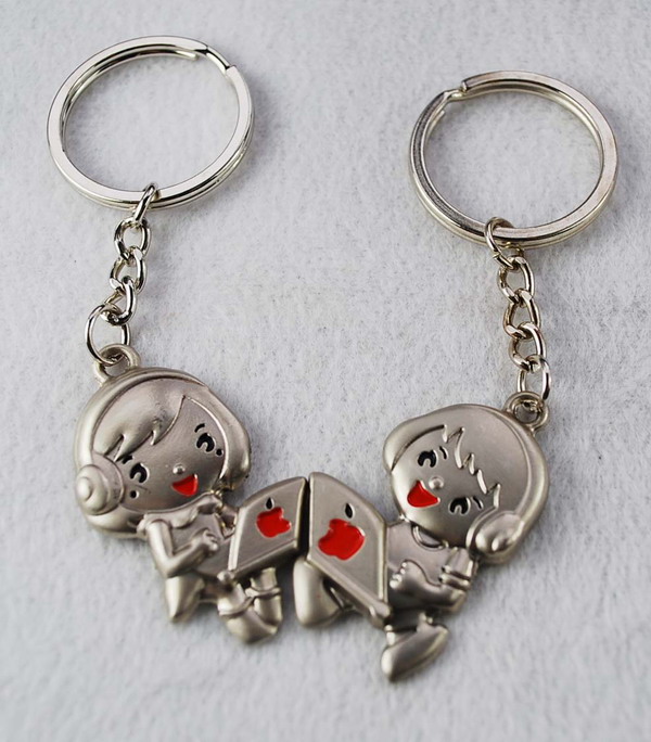 Alloy keychain for lover gifts
