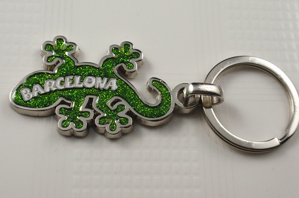 Key chain with Barcelona logo