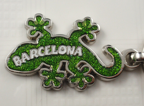Key chain with Barcelona logo