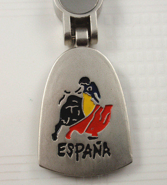 Keyring with Spain logo