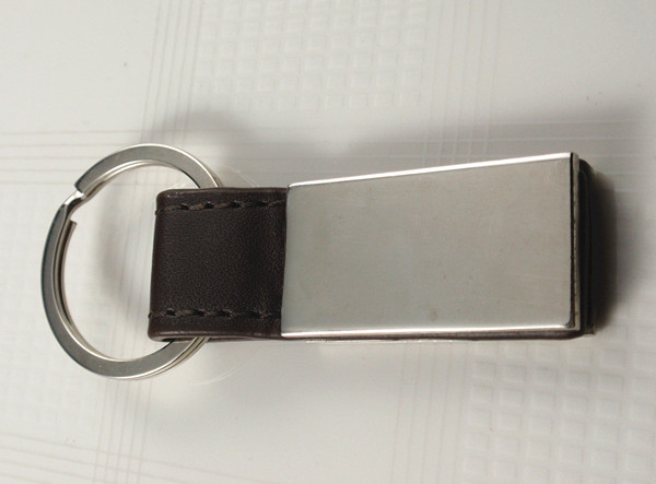 Leather key chain