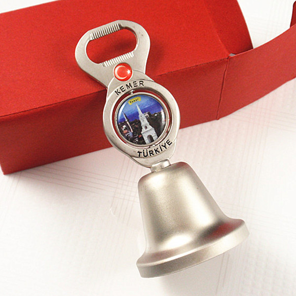 Rotating sticker metal table bell