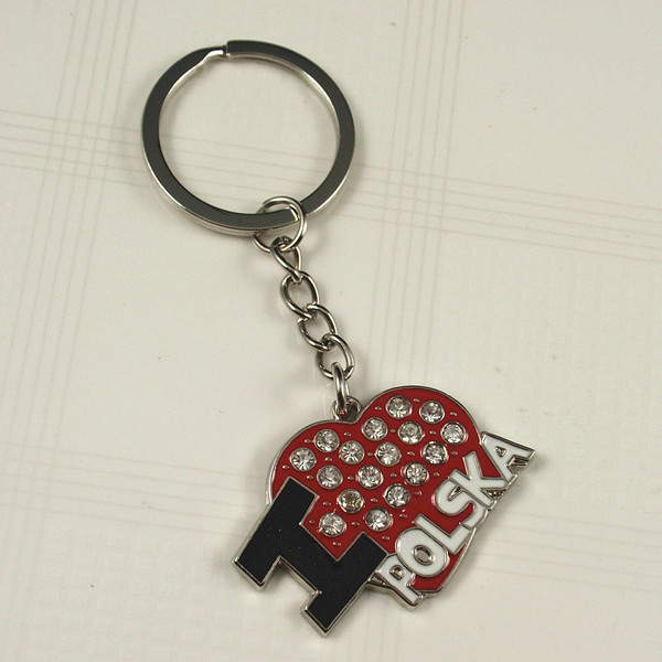 Souvenirs-Crystal metal key ring