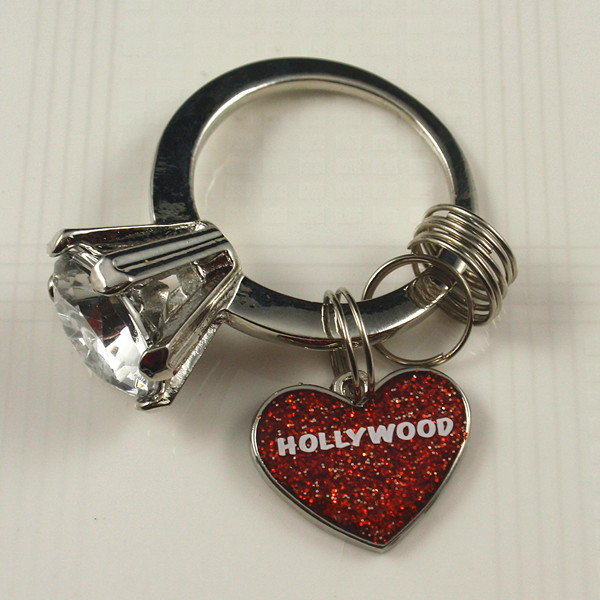 Souvenirs- Crystal metal American key chain