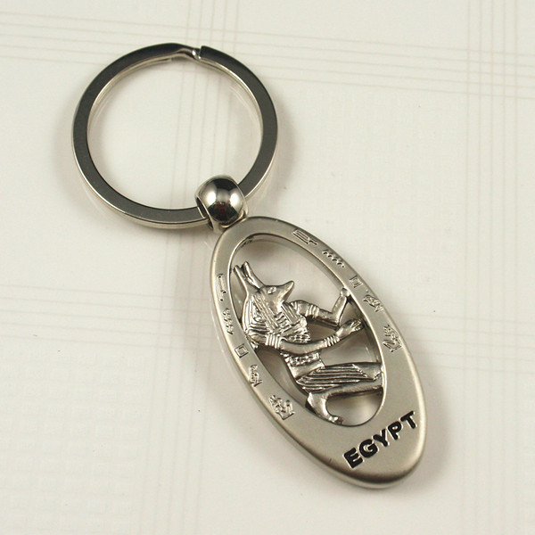 Souvenir- Metal keyring with Egypt