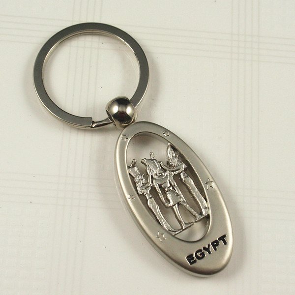 Souvenir- Metal key holder with Egypt