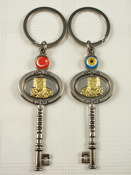 Turkey national flag keychain