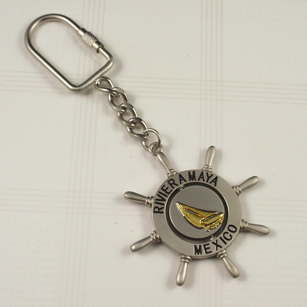 Metal keyring with Mexico keyring