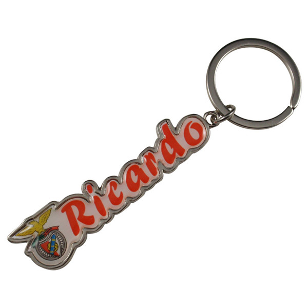 Epoxy sticker metal keychain