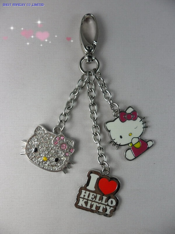 HELLO KITTY 锌合金钥匙扣