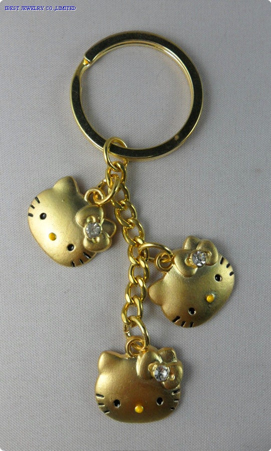 HELLO KITTY  zinc alloy keychain