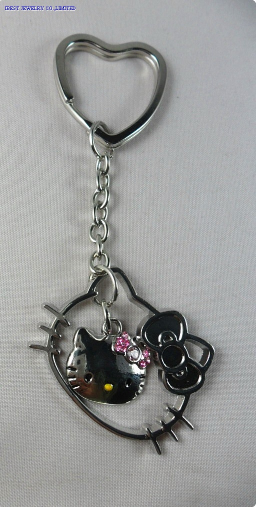 HELLO KITTY metal keychain