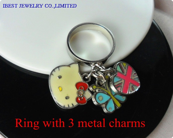 Hello Kitty zinc alloy ring