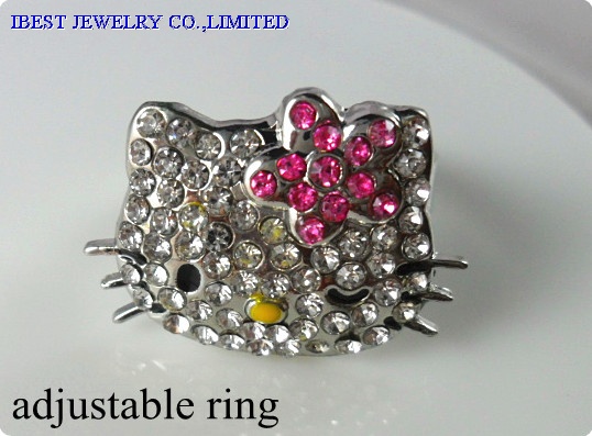 Hello Kitty rhinestones  ring