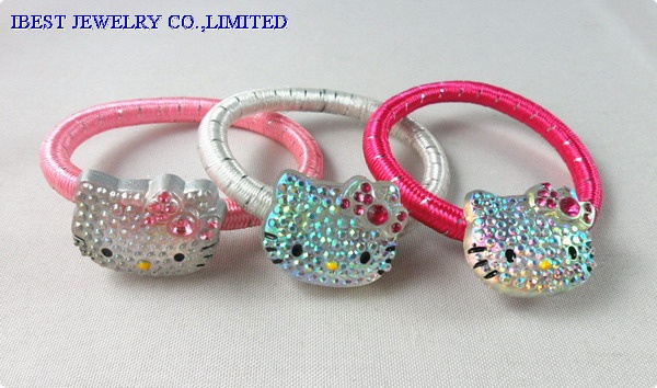 Hello Kitty plastic hair rope set