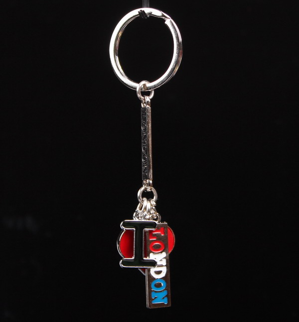 London style zinc alloy key chain