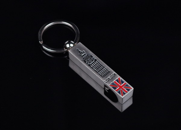 London style bottle opener key chain