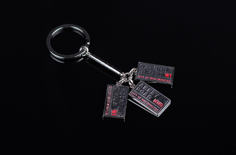 Zinc alloy key chain with Westminster logo