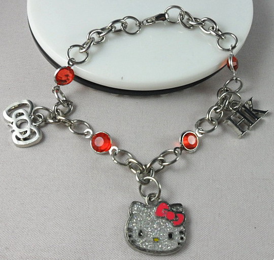 zinc alloy charm bracelet