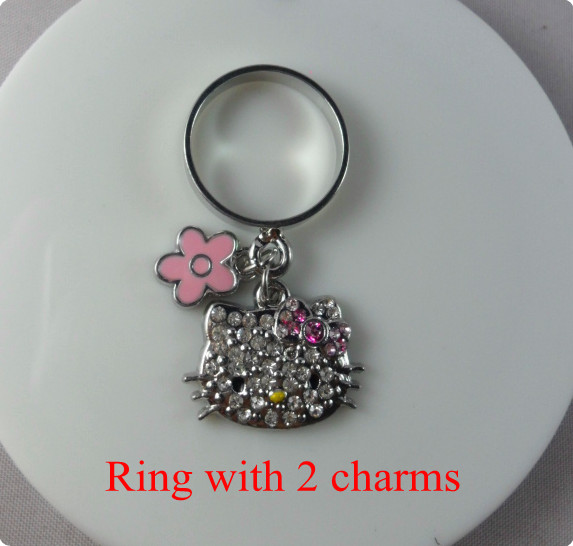 Hello Kitty Zinc alloy finger ring