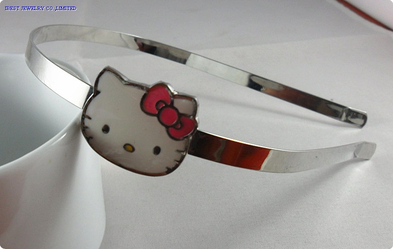 Hello kitty metal hair band