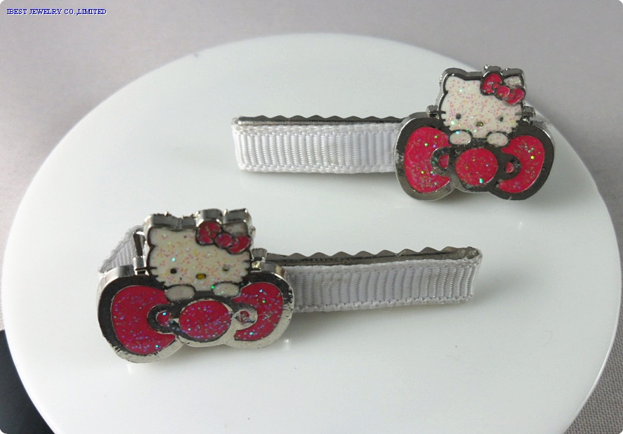 Hello kitty metal hair clip